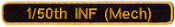 Custom Military Bar Patch