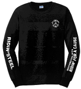 RIDIN' STEEL-Gildan Long Sleeve T-Shirt
